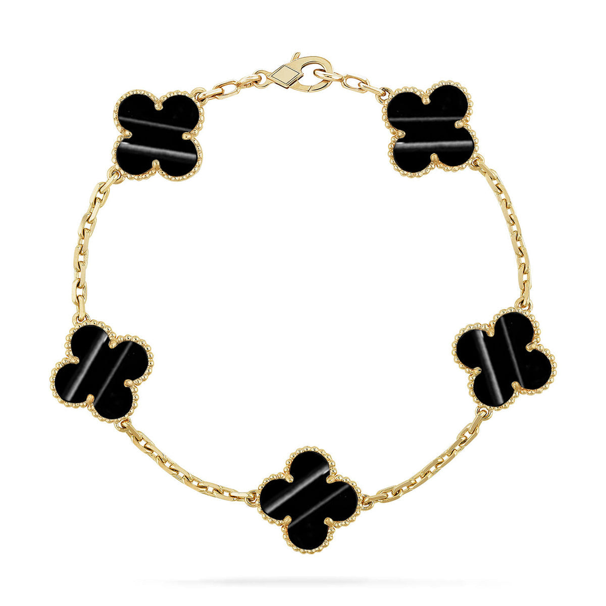 [Lumi jewelry] CLOVER 5 MOTIF PULSAR STONE BRACELET COLLECTION