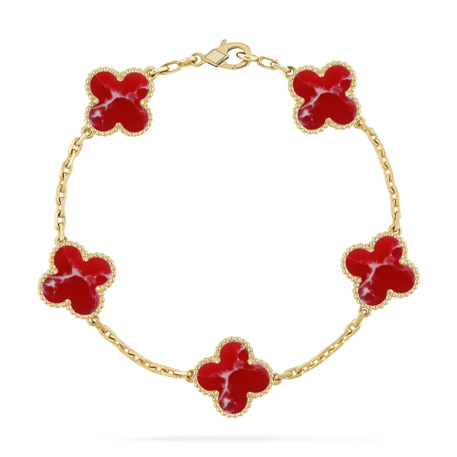 [Lumi] Neue Armbandkollektion mit Kleeblattmotiv und rotem Muster