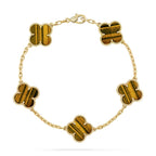 [Lumi] Neue CLOVER 5 MOTIFS TIGER EYE ARMBAND-KOLLEKTION