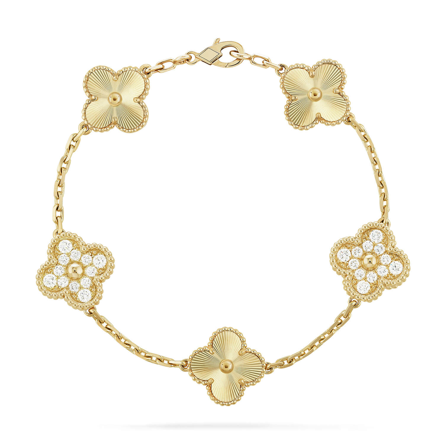 [Lumi jewelry] CLOVER 5 MOTIF LASER BRACELET COLLECTION