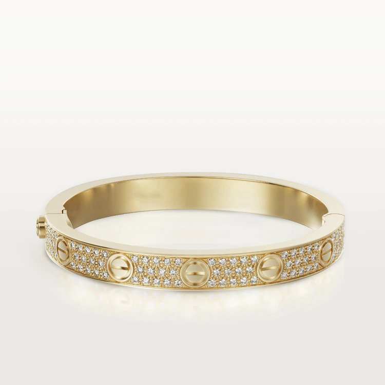 ¡®Lumi¡¯LOVE BRACELET 6.1MM DIAMOND-PAVED