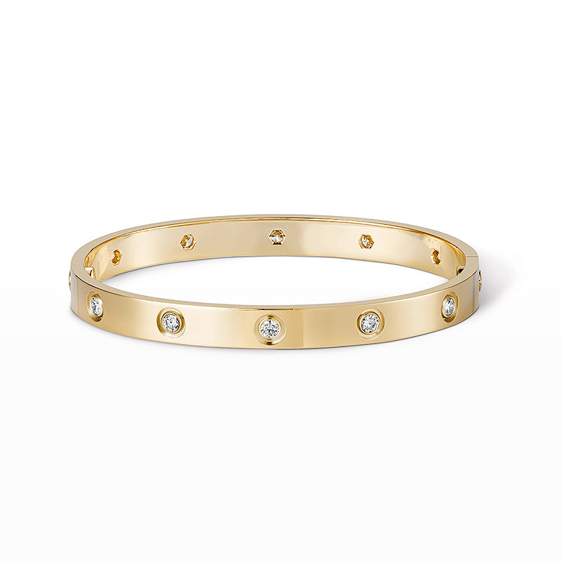 ¡®Lumi¡¯LOVE BRACELET 6.1MM 10 DIAMONDS