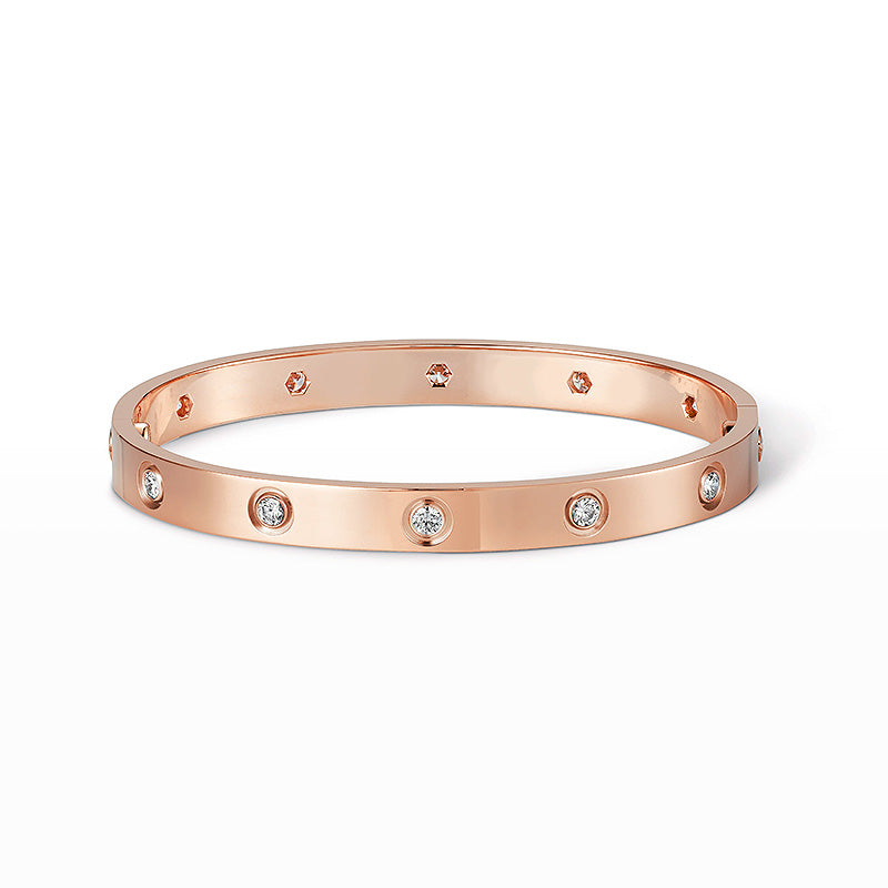 ¡®Lumi¡¯LOVE BRACELET 6.1MM 10 DIAMONDS