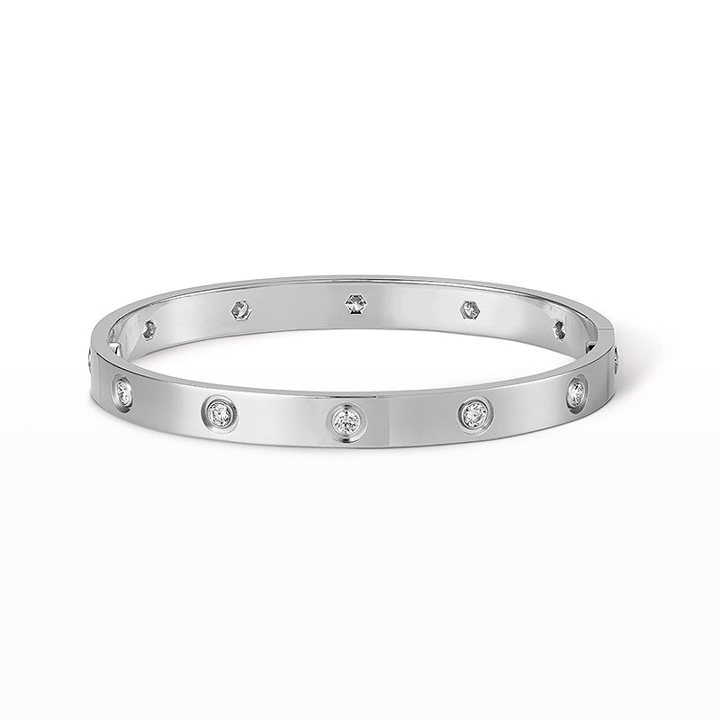 ¡®Lumi¡¯LOVE BRACELET 6.1MM 10 DIAMONDS