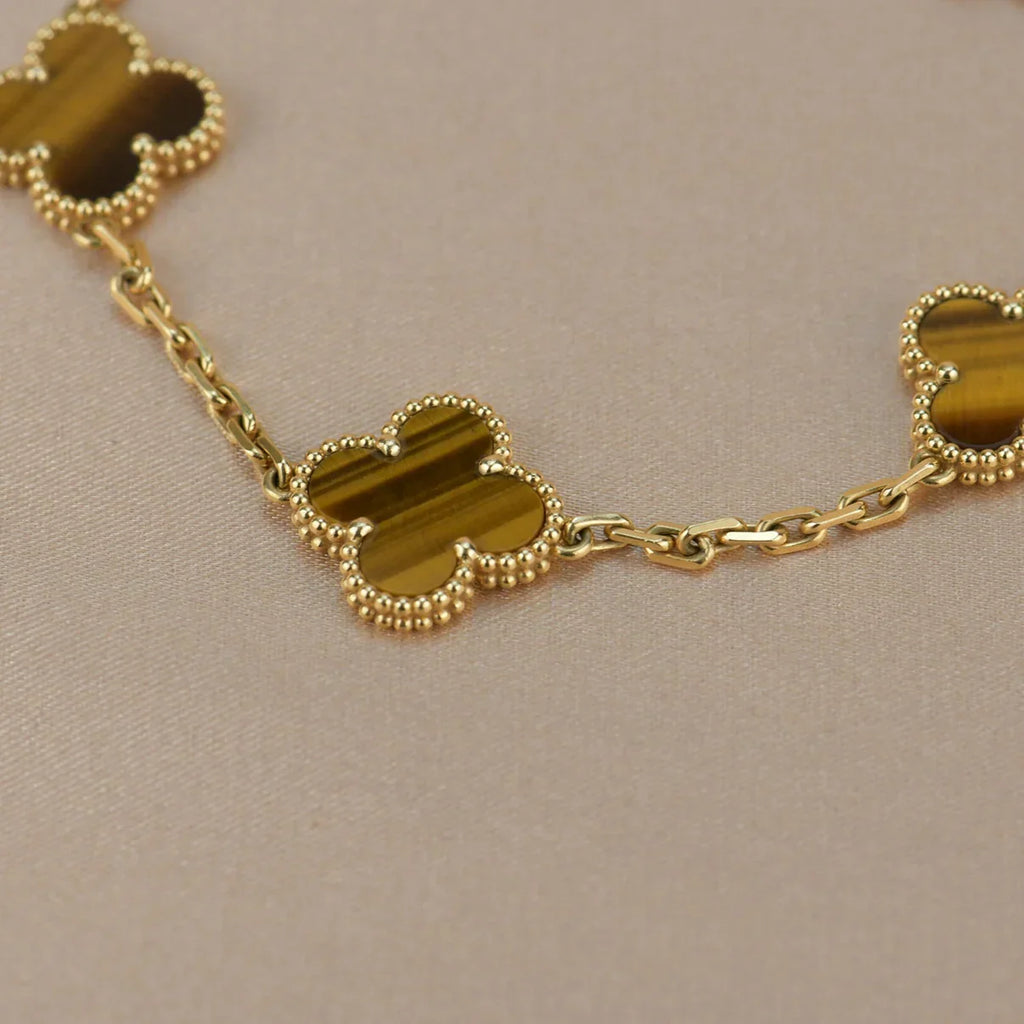 [Lumi] Neue CLOVER 5 MOTIFS TIGER EYE ARMBAND-KOLLEKTION