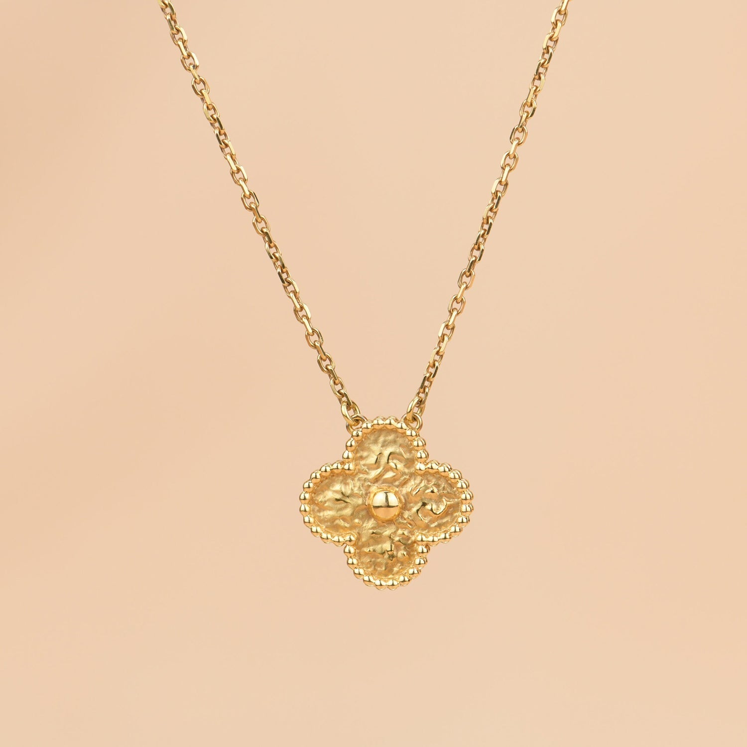 ¡®Lumi¡¯CLOVER 15MM BRONZING NECKLACE