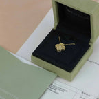 ¡®Lumi¡¯CLOVER 15MM DIAMOND GOLD MOTHER OF PEARL NECKLACE