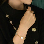 [Lumi] Neue Armbandkollektion CLOVER WHITE PEARL MOP 5 mit Motiven