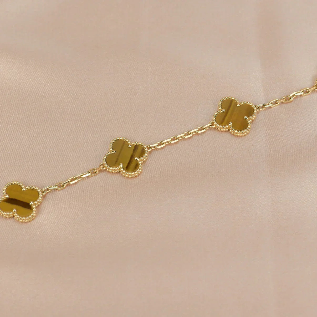 [Lumi] Neue CLOVER 5 MOTIFS TIGER EYE ARMBAND-KOLLEKTION
