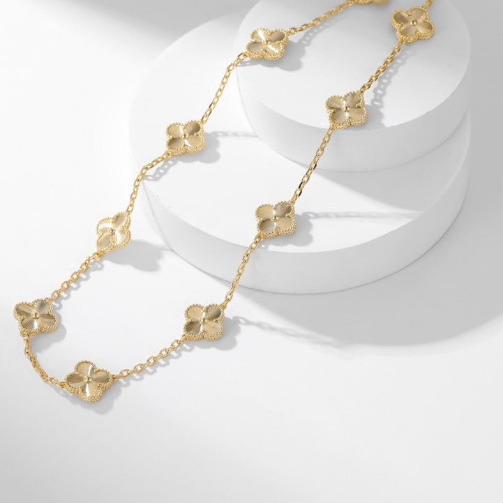 ¡®Lumi¡¯CLOVER 10 MOTIFS LASER NECKLACE