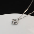 ¡®Lumi¡¯CLOVER MINI 9.5MM PENDANT DIAMOND NECKLACE