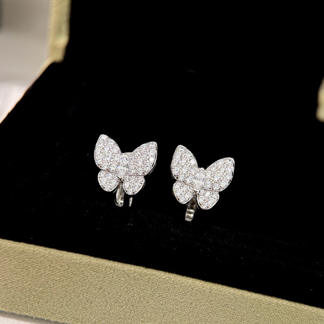 ¡®Lumi¡¯BUTTERFLY ALL DIAMOND EARRINGS