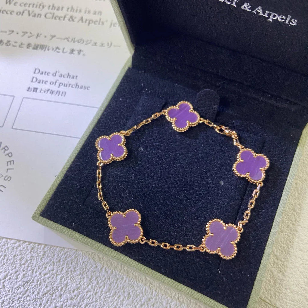 [Lumi] Neue CLOVER 5 MOTIF VIOLET ARMBANDKOLLEKTION