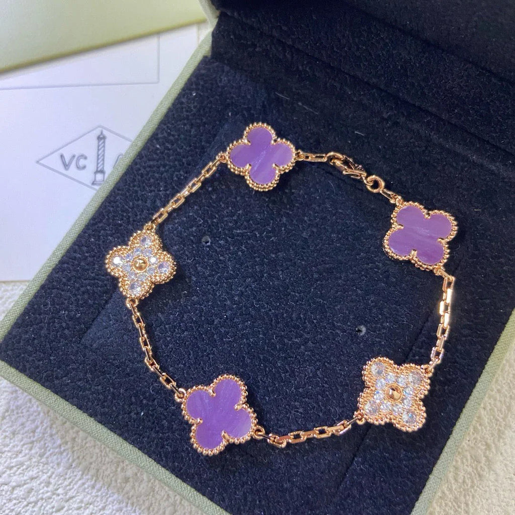 [Lumi] Neue CLOVER 5 MOTIF VIOLET ARMBANDKOLLEKTION