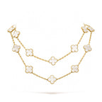 ¡®Lumi¡¯CLOVER 20 MOTIFS WHITE MOP NECKLACE