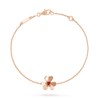 ¡®Lumi¡¯FRIVOLE GOLD FLOWER PINK MALACHITE BRACELET