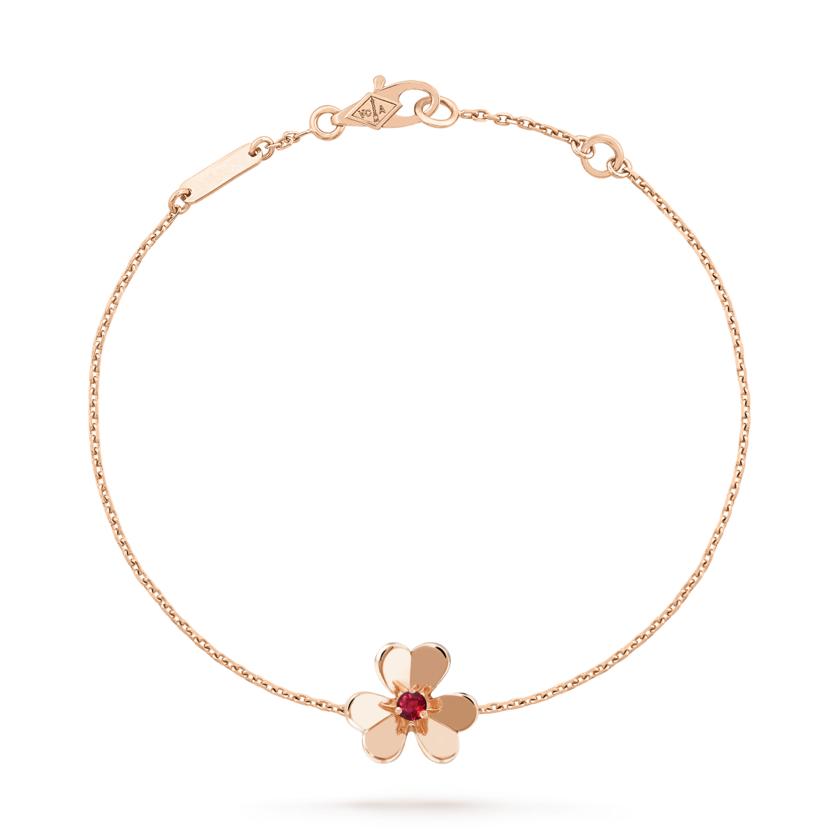 ¡®Lumi¡¯FRIVOLE GOLD FLOWER PINK MALACHITE BRACELET
