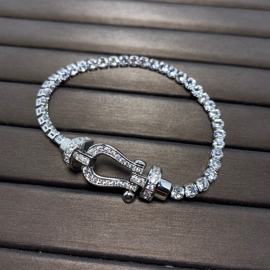 ¡®Lumi¡¯FORCE  HORSESHOE  DIAMOND TENNIS BRACELET