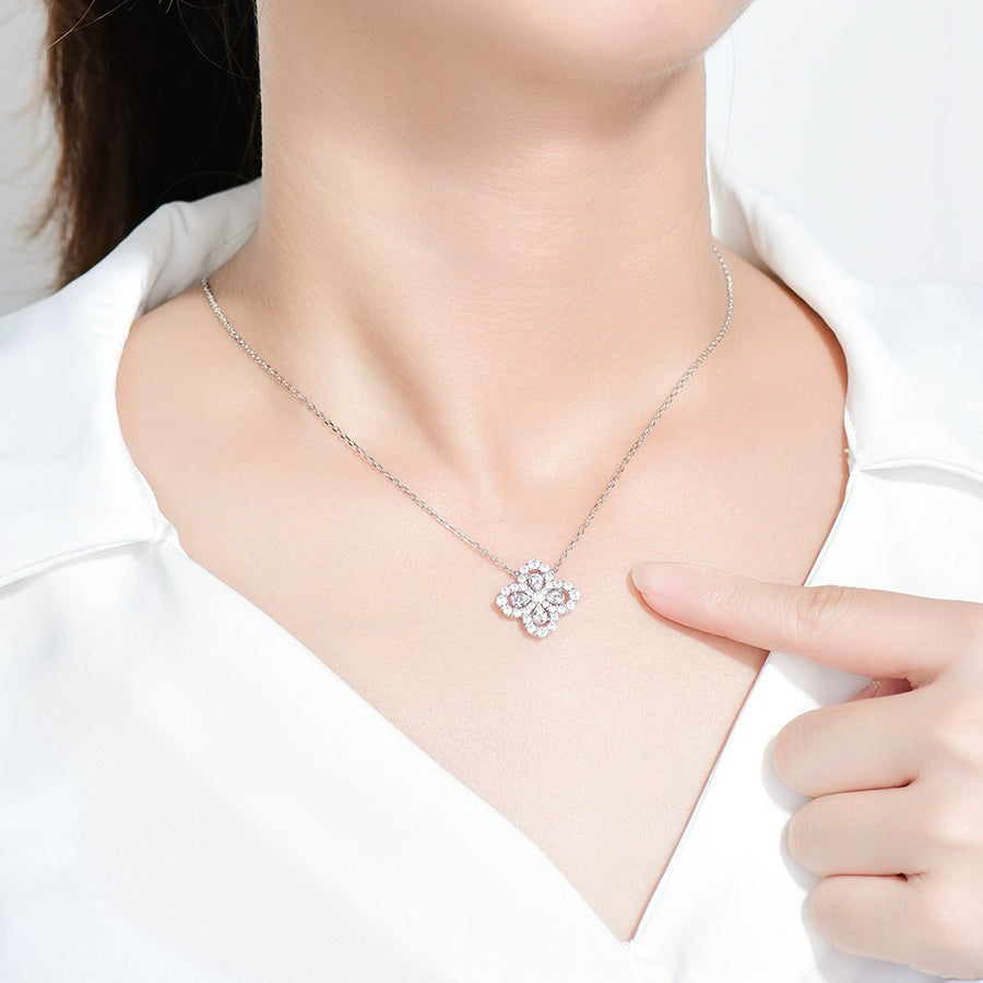¡®Lumi¡¯LOOP NECKLACE FULL MOTIF DIAMOND 16MM MULTIPLE COLORS