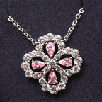 ¡®Lumi¡¯LOOP NECKLACE FULL MOTIF DIAMOND 16MM MULTIPLE COLORS