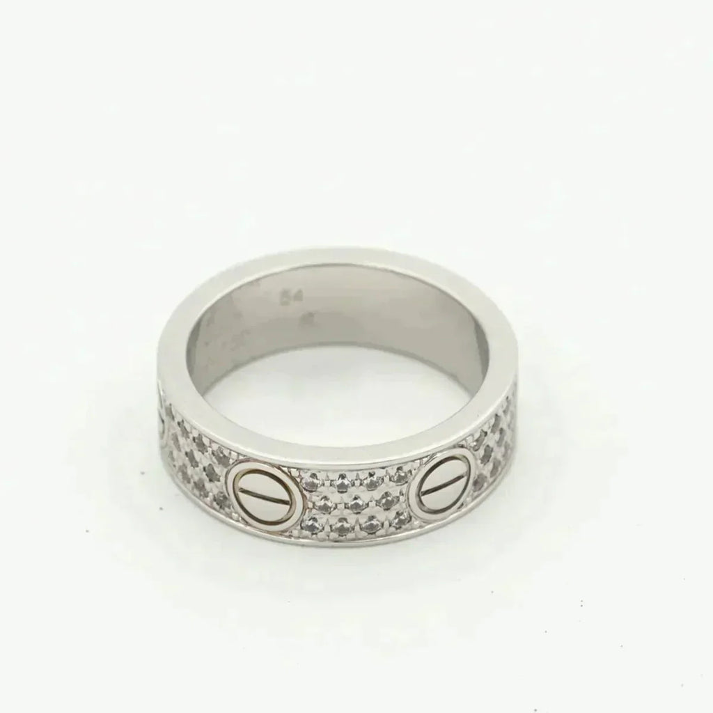 ¡®Lumi¡¯LOVE RING 5.5MM DIAMONDS PAVED