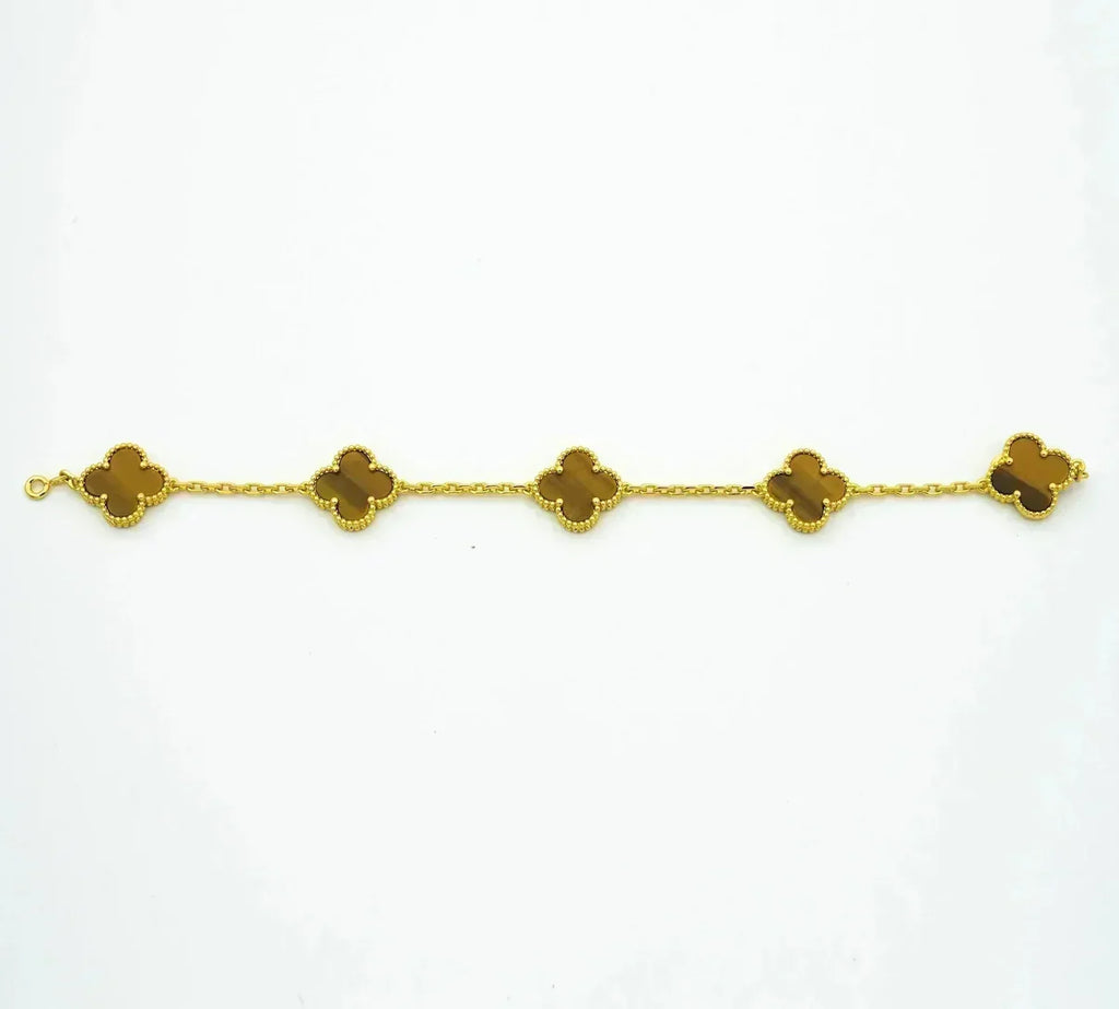 [Lumi] Neue CLOVER 5 MOTIFS TIGER EYE ARMBAND-KOLLEKTION