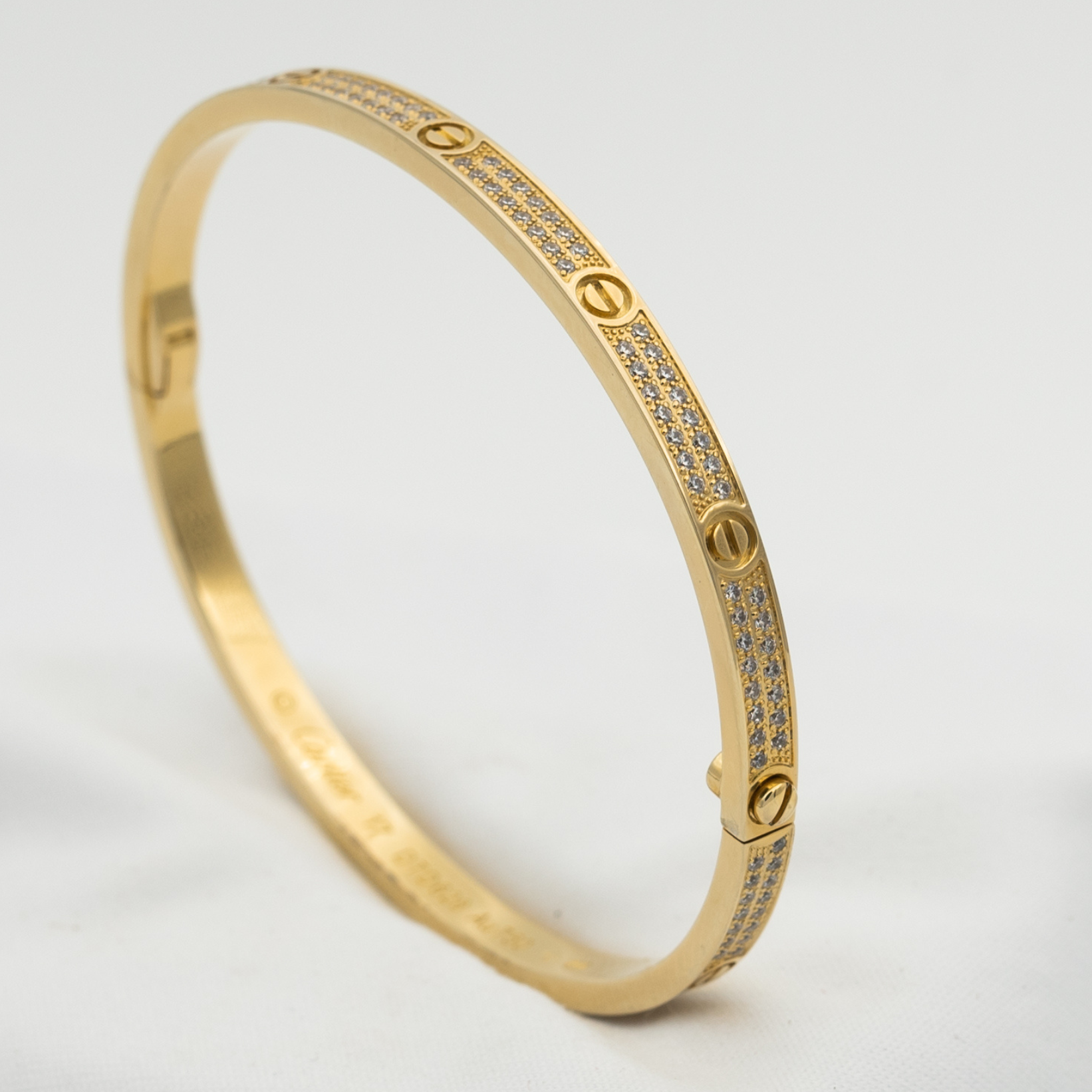 ¡®Lumi¡¯LOVE BRACELET 3.65MM DIAMOND-PAVED