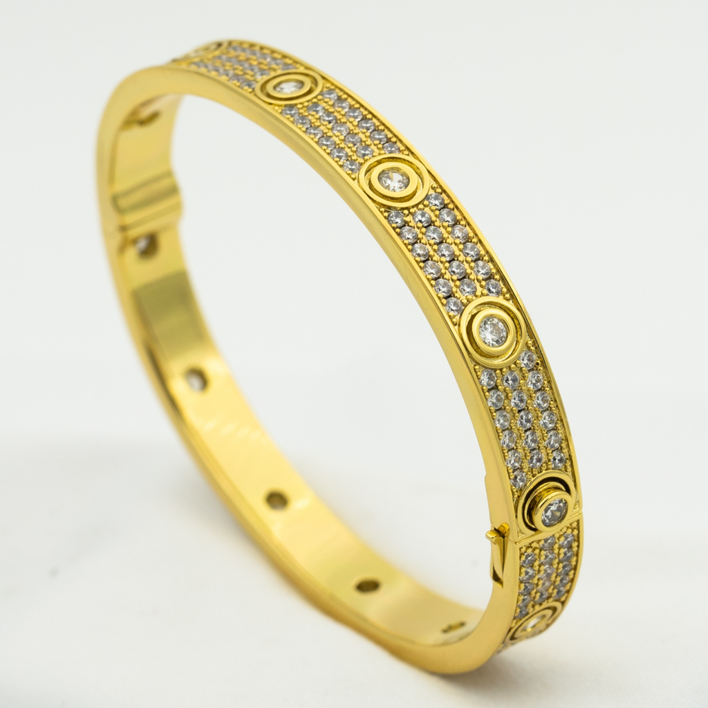 ¡®Lumi¡¯LOVE BRACELET 6.1MM DIAMOND-PAVED 10 BIG DIAMONDS
