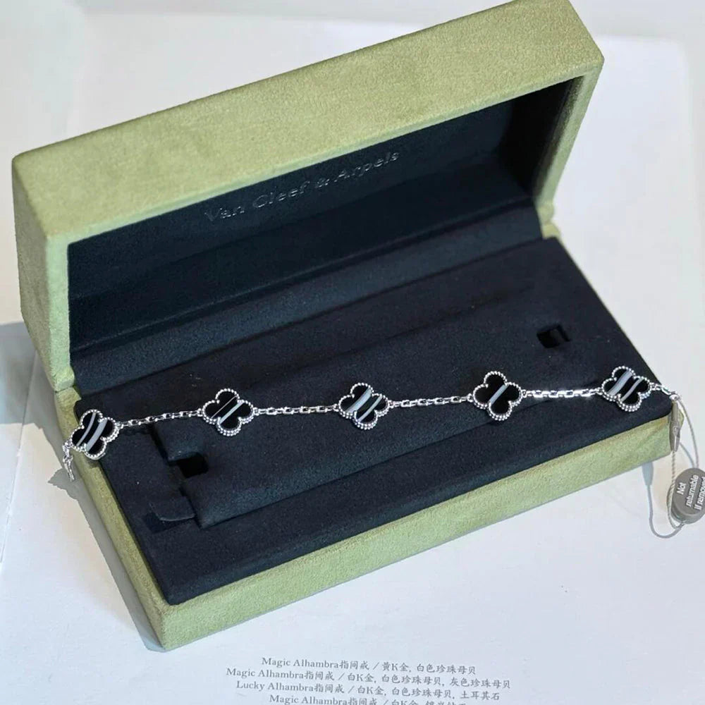 [Lumi]New  CLOVER 5 MOTIF PULSAR STONE BRACELET COLLECTION
