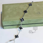 [Lumi jewelry] CLOVER 5 MOTIF PULSAR STONE BRACELET COLLECTION