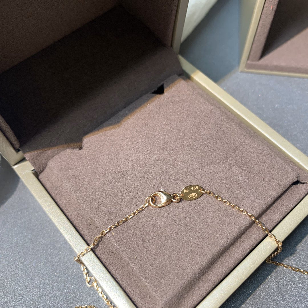 ¡®Lumi¡¯JEUX DE PINK GOLD DIAMOND NECKLACE