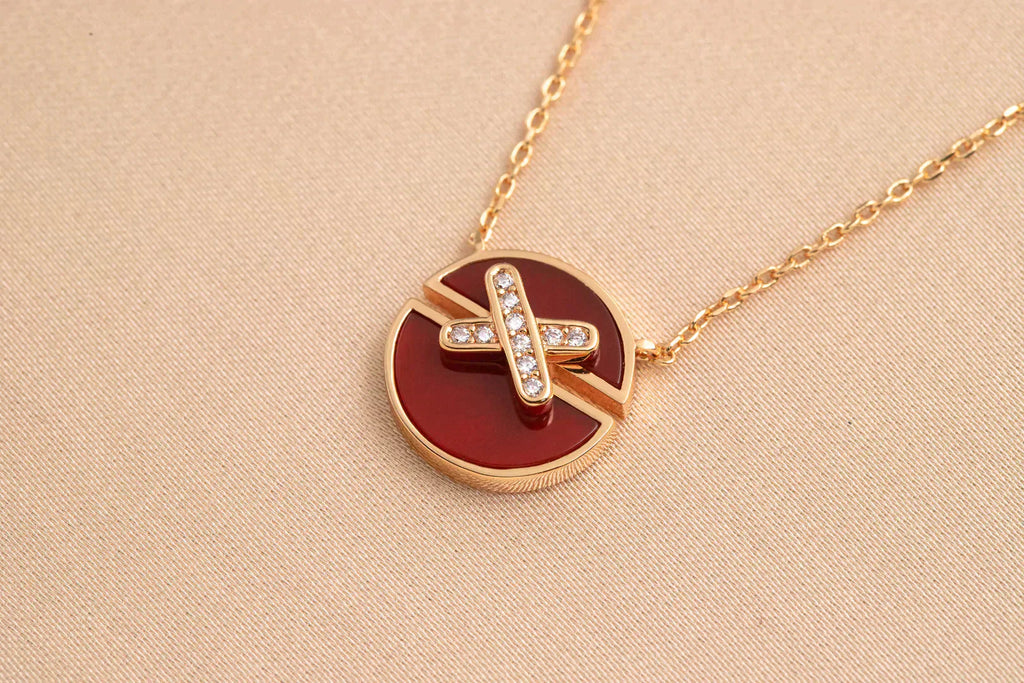 ¡®Lumi¡¯JEUX DE ROSE GOLD DIAMOND NECKLACE