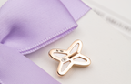 ¡®Lumi¡¯JEUX DE WHITE MOP PINK GOLD DIAMOND EARRINGS
