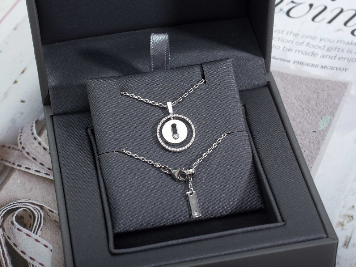 [Imperial] MOVE PM NECKLACE SILVER DIAMOND