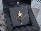 [Imperial] MOVE PM NECKLACE PINK GOLD DIAMOND