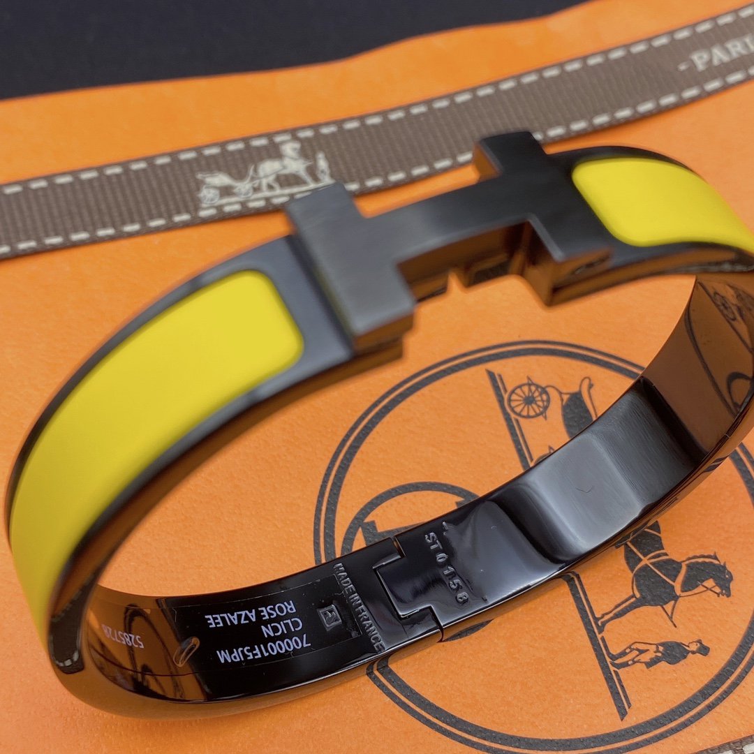 LumiCLIC HM SO SCHWARZ-GELBES ARMBAND