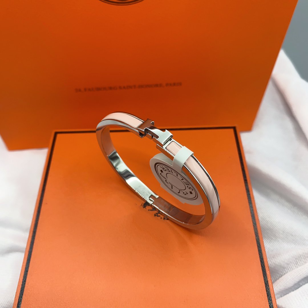 ¡®Lumi¡¯CLASSIC HM CLIC  PINK 8MM ENAMEL BRACELET