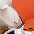 ¡®Lumi¡¯HM CLIC SCHWARZE EMAILLE-GOLD-KETTE