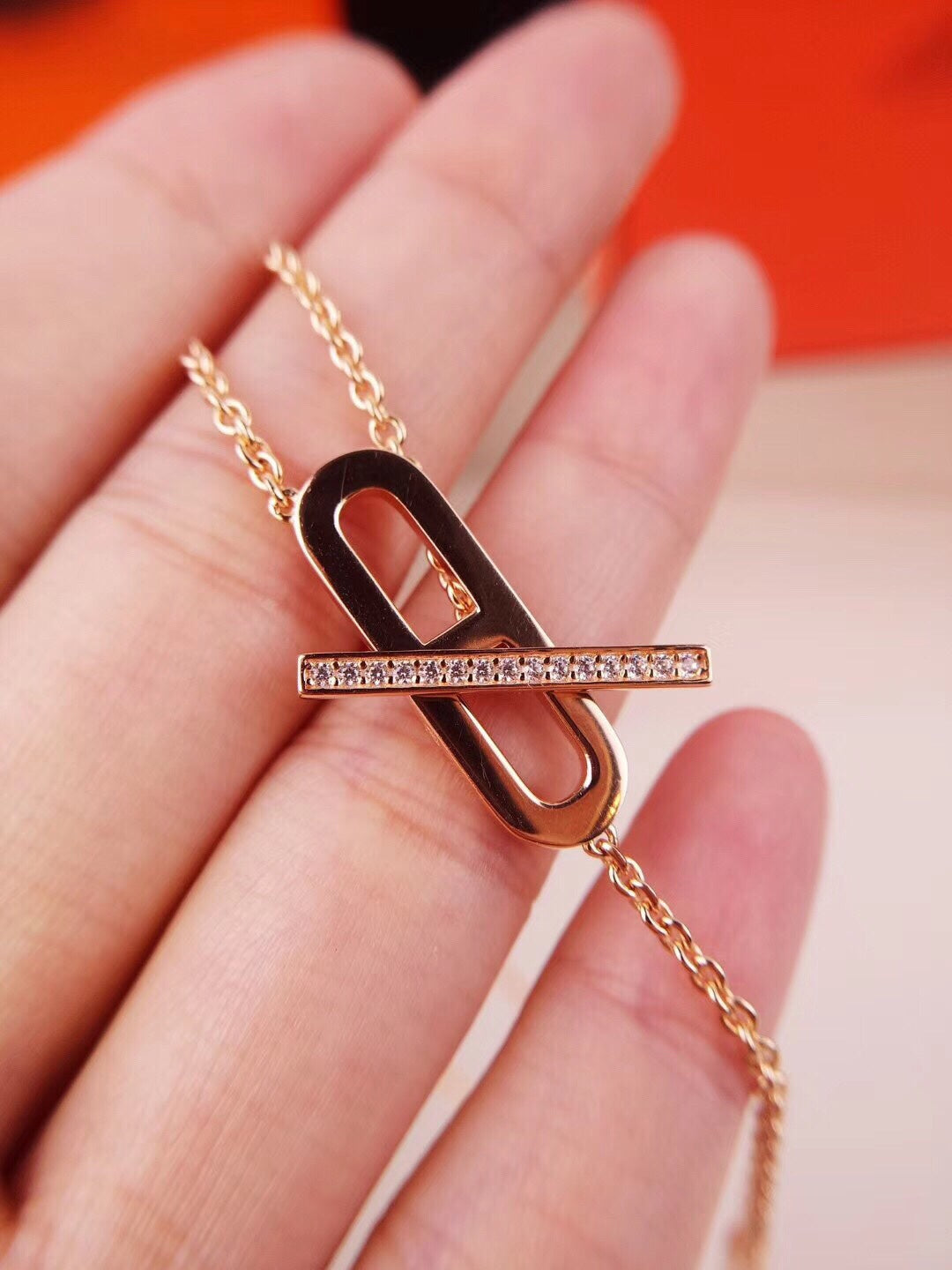¡®Lumi¡¯HM FIRE PIG NOSE NECKLACE TRENDY STREET