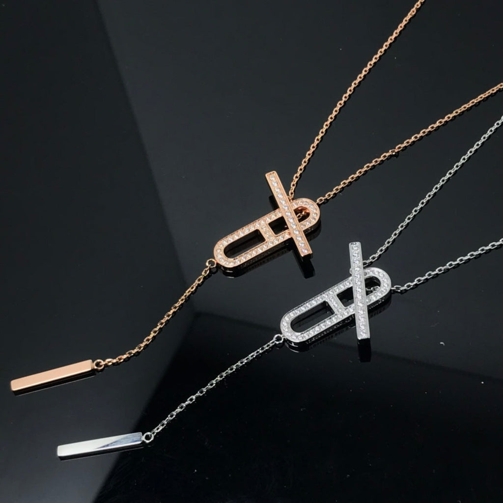 ¡®Lumi¡¯HM HALSKETTE PLATIN ROSÉGOLD DIAMANT