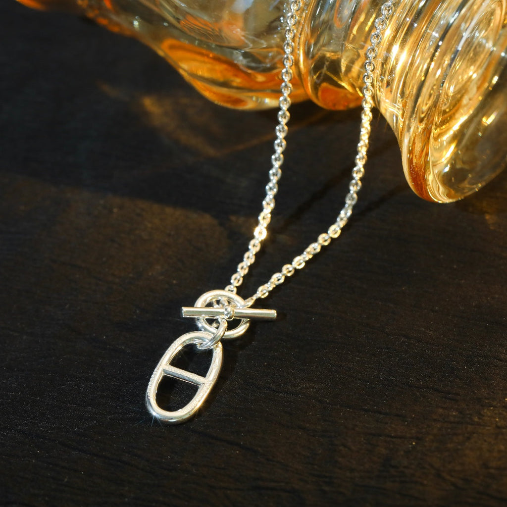 ¡®Lumi¡¯HM CHAINE D'ANCRE ANHÄNGER-HALSKETTE, STERLINGSILBER 