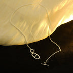 ¡®Lumi¡¯HM CHAINE D'ANCRE ANHÄNGER-HALSKETTE, STERLINGSILBER 