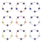 [Lumi jewelry]CLOVER 5 MOTIF BLUE VEINS BRACELET COLLECTION
