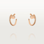 ¡®Lumi¡¯JUSTE EARRINGS 12.75MM PINK GOLD DIAMOND