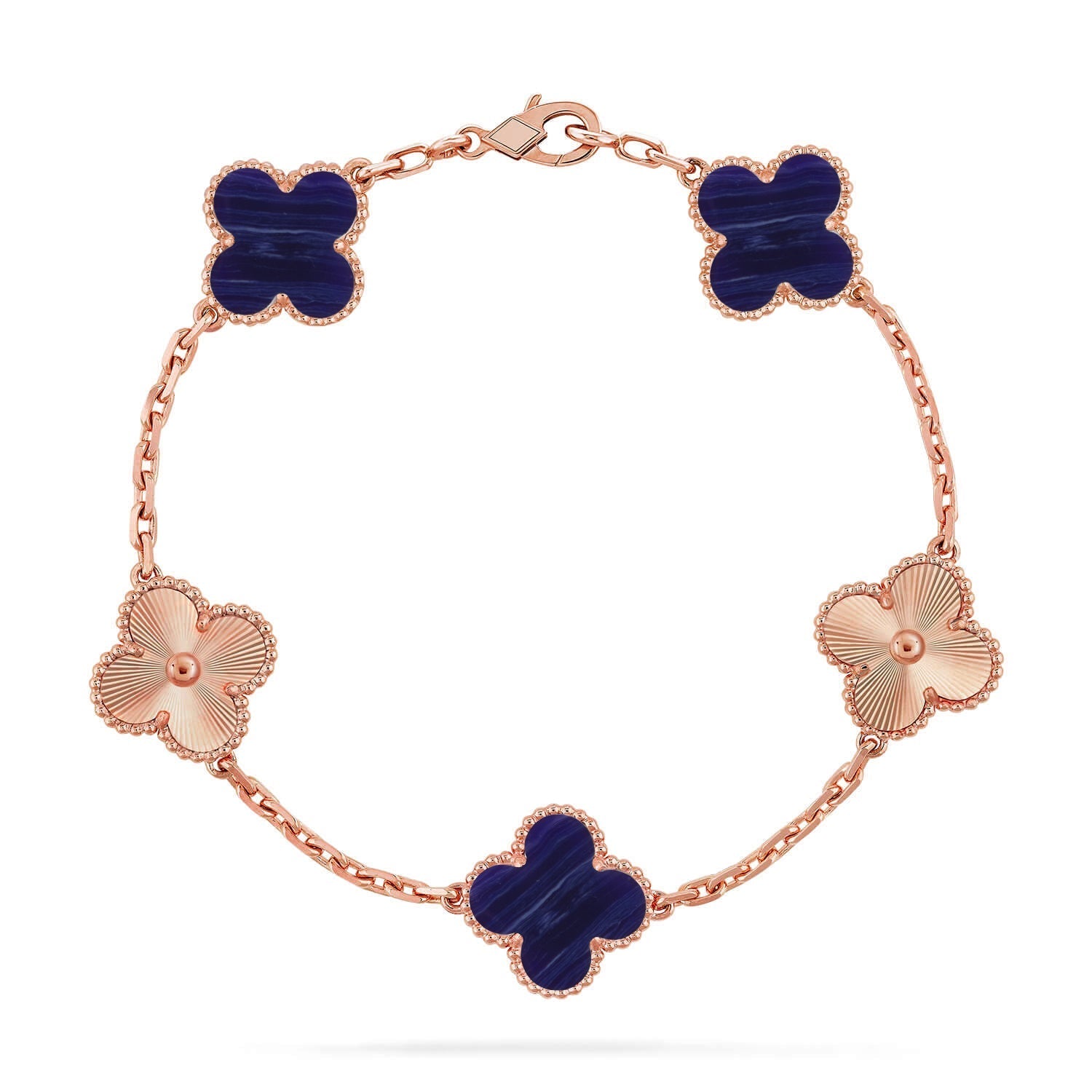 [Lumi]New CLOVER 5 MOTIF PURPLE STRIPES BRACELET COLLECTION