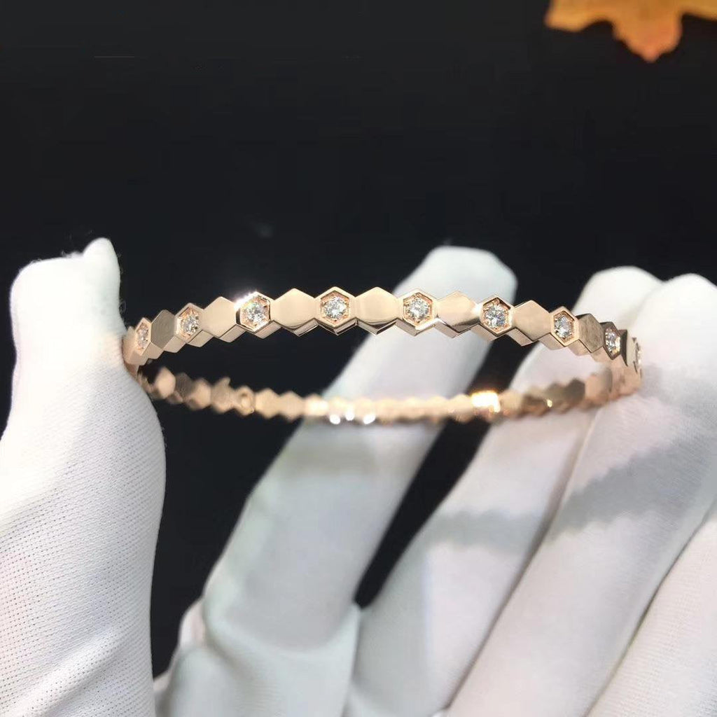 Lumi® BEE LOVE ARMBAND IN ROSA GOLD MIT DIAMANTEN 