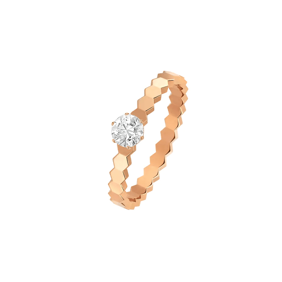 LumiBEE LOVE RING ROSA GOLD 1 DIAMANT