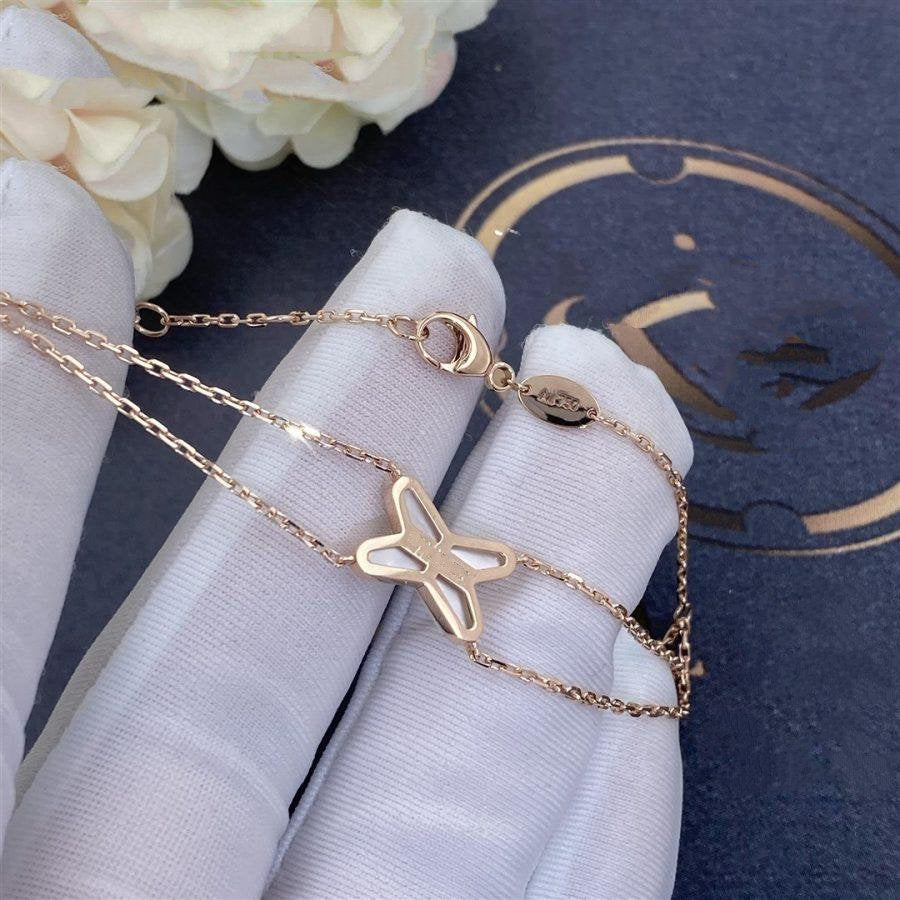 ¡®Lumi¡¯JEUX BRACELET WHITE MOP PINK GOLD 1 DIAMOND