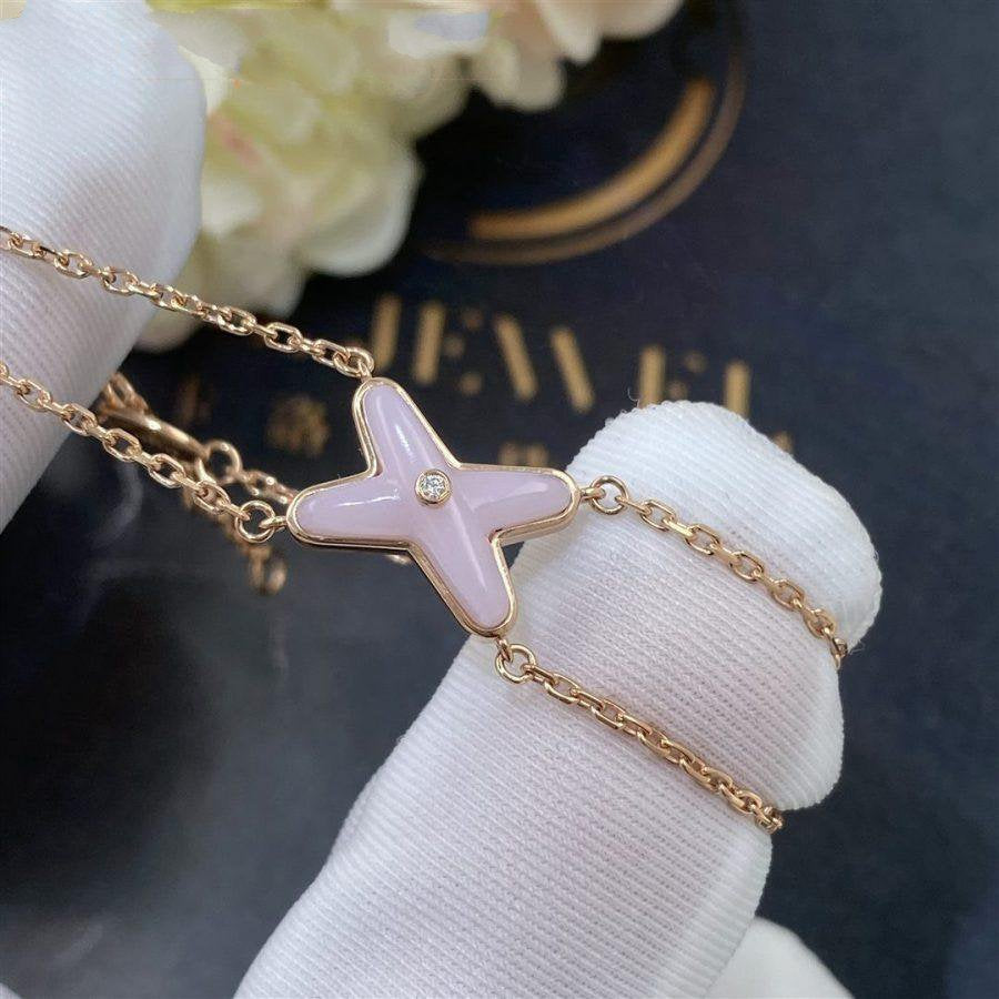 ¡®Lumi¡¯JEUX BRACELET PINK MOP PINK GOLD 1 DIAMOND