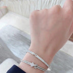 ¡®Lumi¡¯JEUX DE BRACELET DIAMONDS SILVER